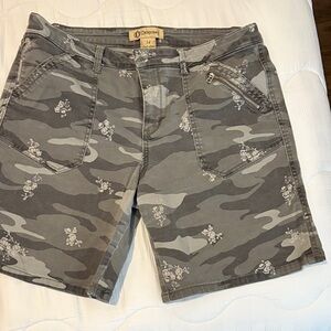 Democracy camo shorts